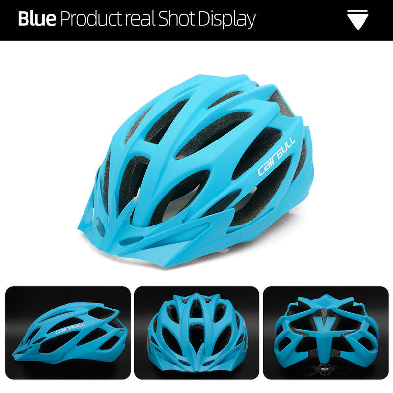 CAIRBULL Mountain Bike Helmets Mtb Ultralight Integrally-Molded Road Helmet Removable Sun Visor Adult Men Women Ventilated M/L-WAYBIKER