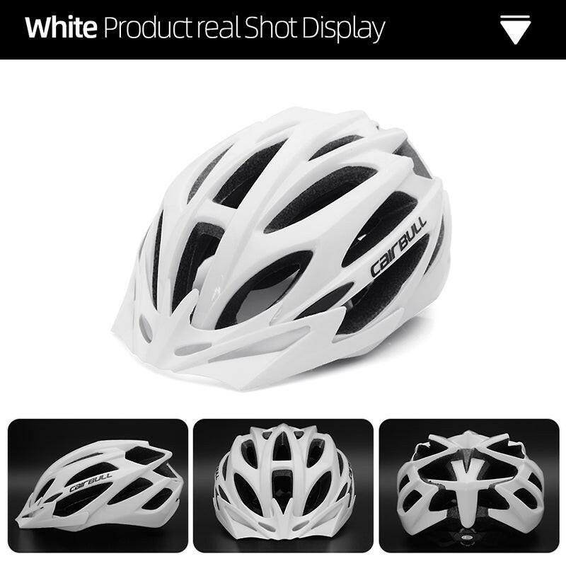 CAIRBULL Mountain Bike Helmets Mtb Ultralight Integrally-Molded Road Helmet Removable Sun Visor Adult Men Women Ventilated M/L