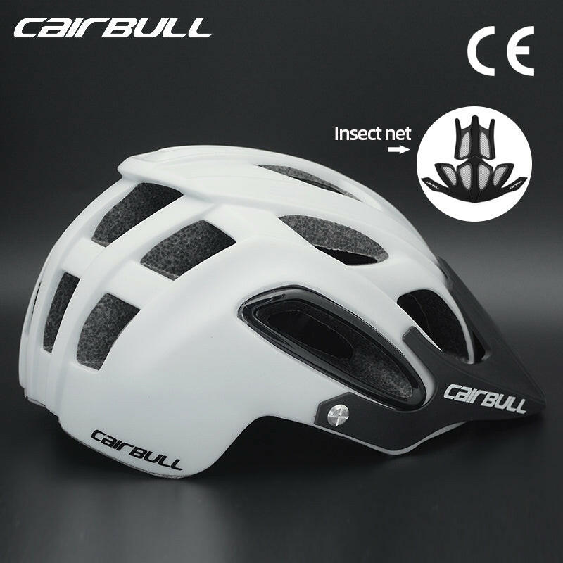CAIRBULL Mtb Helmet Cycling Mountain Bike Helmets Ventilated Riding With Sun Visor Insect Net Adult Men Women Integrally-Molded-WAYBIKER