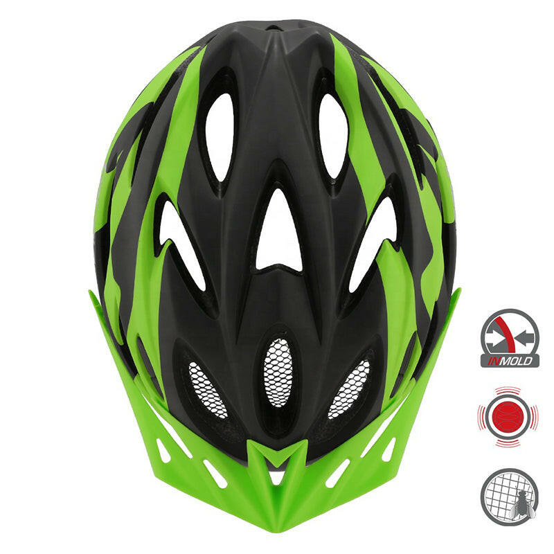 CAIRBULL Road Bike Helmet Men Women Outdoor Ultralight Cycling Safety Helmet Mtb Mountain Bicycle Helmets with Rear Light Visor-WAYBIKER