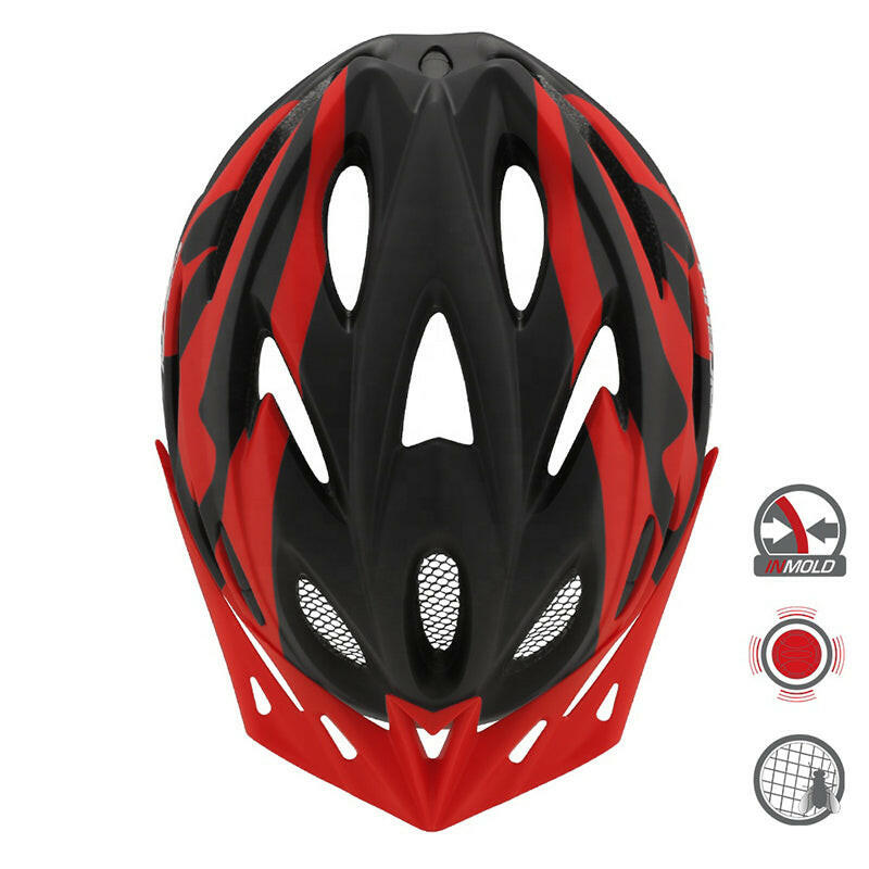 CAIRBULL Road Bike Helmet Men Women Outdoor Ultralight Cycling Safety Helmet Mtb Mountain Bicycle Helmets with Rear Light Visor-WAYBIKER