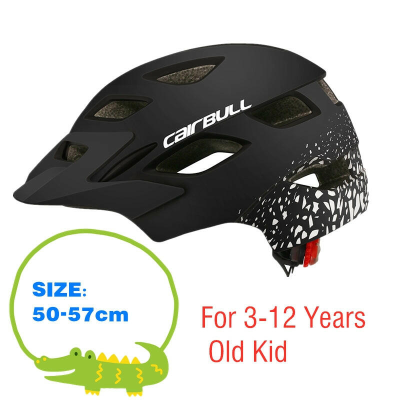 Cairbull 46 Kids Bike Helmet With Taillight Children Sports Safety Cyc