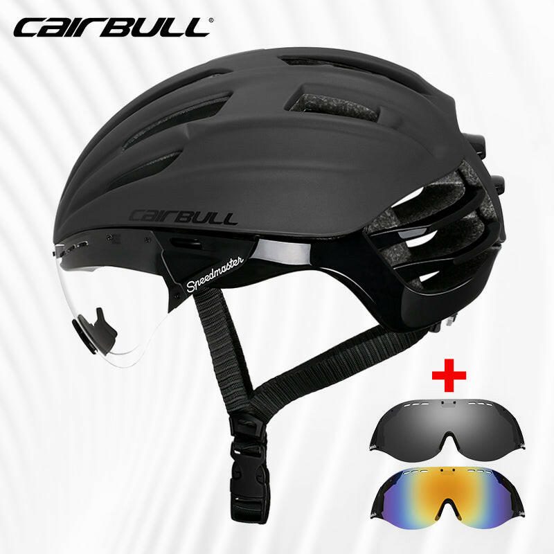 Cairbull Bicycle Helmet New Ultralight Cycling Safety Caps Removable Lens Insect Net Road Mountain MTB Bike Helmet for Women Men-WAYBIKER