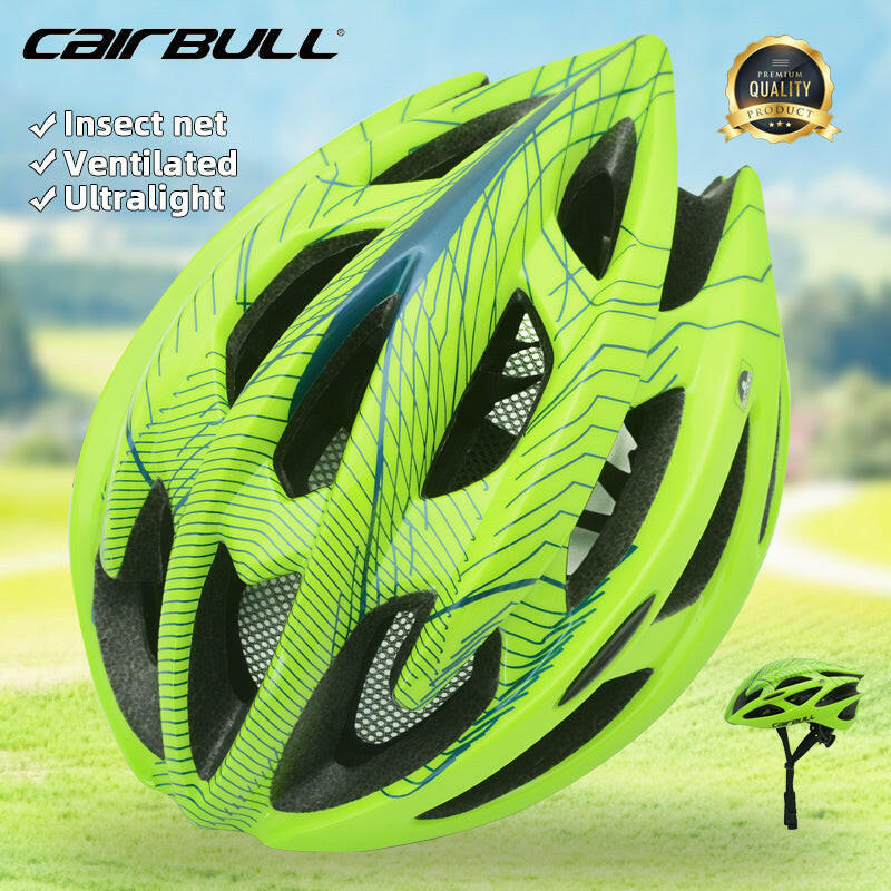 Cairbull Cycling Helmet Ultralight Road Bicycle Helmet Integral Helmets PC-EPS With Insect Net Safty Cap Capacete Ciclismo