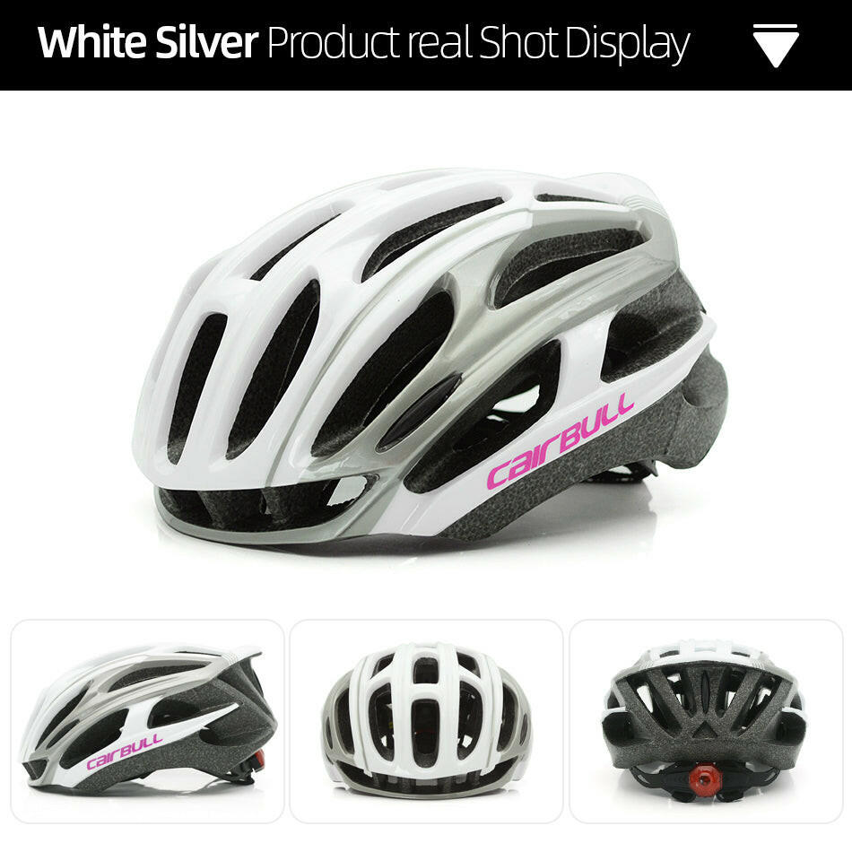 Cairbull Cycling Racing Bike Helmet Ultralight Aero Speed Casque Velo Casco De Seguridad 3 Modes Tail Light Integral Helmet