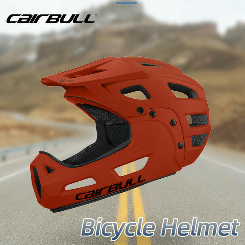 Cairbull Down hill Full Face Helmet Off-road Bike Helmet In-mold All Mountain Bicycle DH Cycling Equipment Capacete Ciclismo