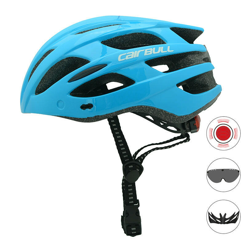 Cairbull MTB Bicycle Helmet Ultralight Outdoor Safety Cycling Helmet With Len Visor Taillight for Men Women Mountain Bike Helmet-WAYBIKER