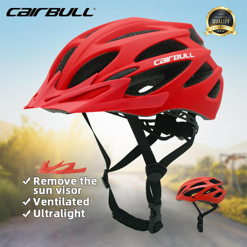 Cairbull Mtb Bicycle Helmet Safety Cycling Mountain Bike Helmet For Men Women Sport Road Helmet With Visor Ultralight Ventilated-WAYBIKER