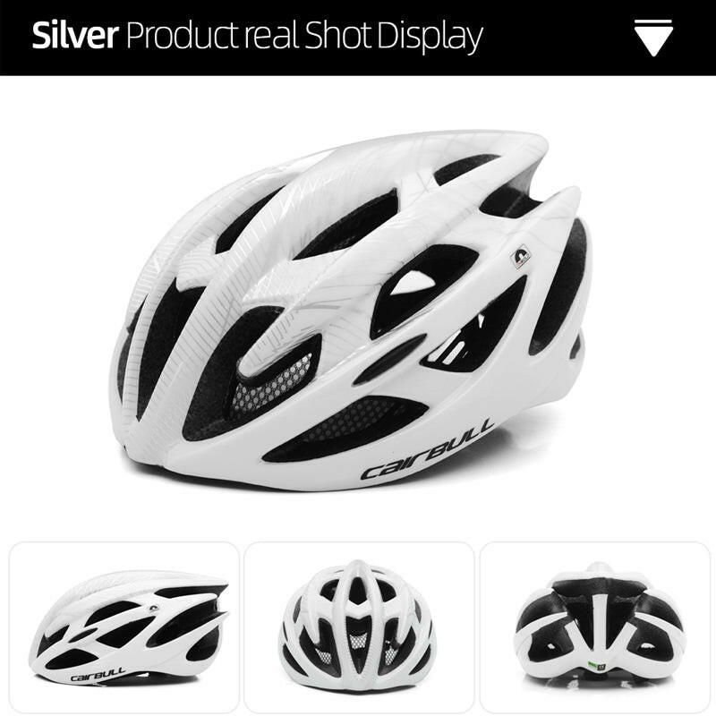 Cairbull Road Cycling Helmet Men's Racing Bike Integrally-Molded Lightweight Helmet with Cycling Glasses Casco Bicicleta Hombre-WAYBIKER