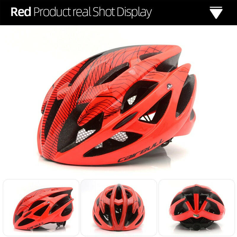 Cairbull Road Cycling Helmet Men's Racing Bike Integrally-Molded Lightweight Helmet with Cycling Glasses Casco Bicicleta Hombre-WAYBIKER