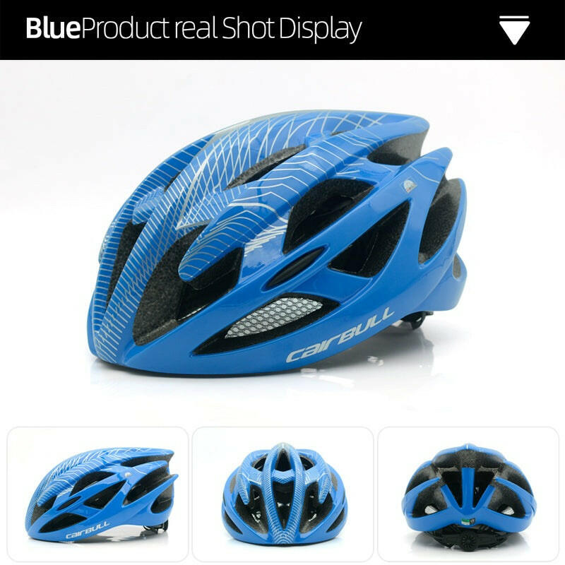 Cairbull Road Cycling Helmet Men's Racing Bike Integrally-Molded Lightweight Helmet with Cycling Glasses Casco Bicicleta Hombre-WAYBIKER