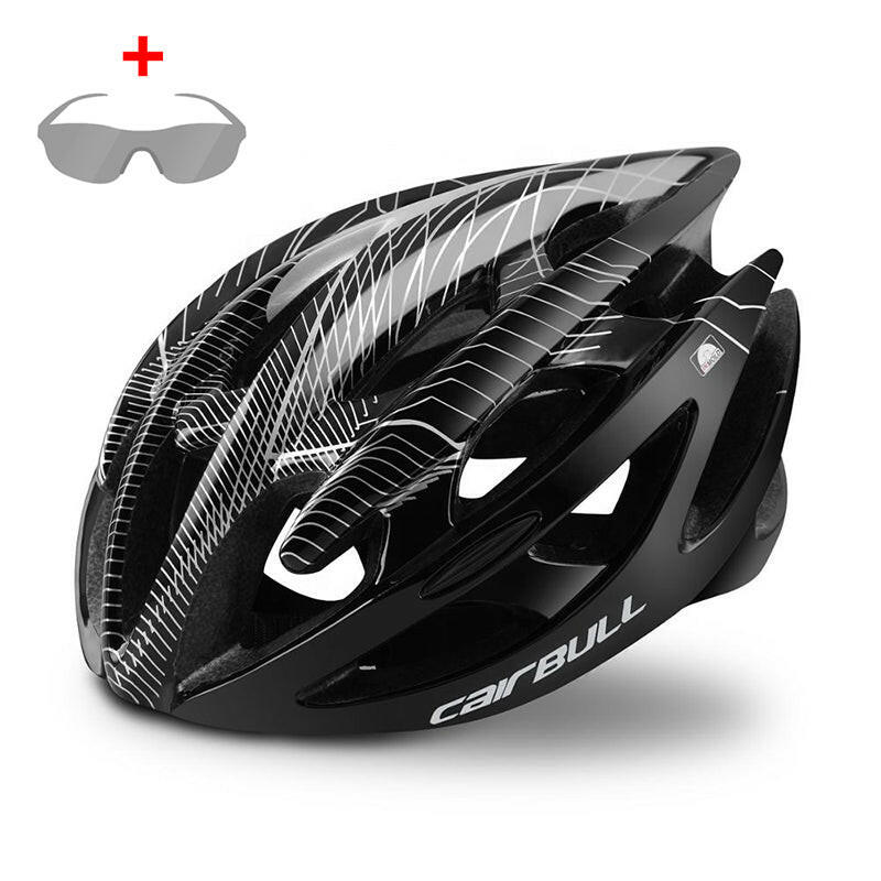 Cairbull Road Cycling Helmet for Men Women Integrally-Molded Safety Helmet With Insect Net Ultralight Bicycle helmets Ventilated