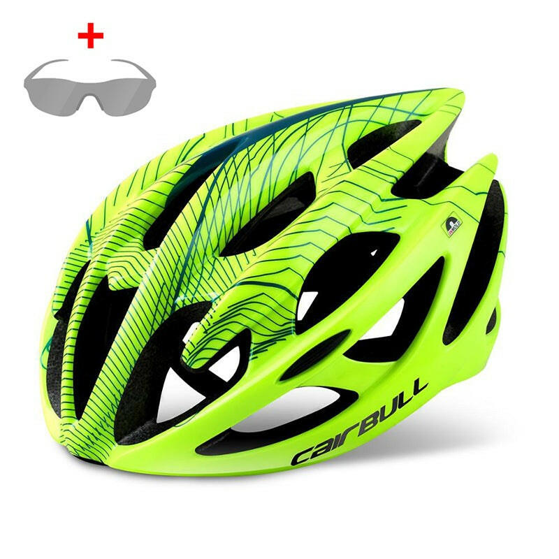 Cairbull Road Cycling Helmet for Men Women Integrally-Molded Safety Helmet With Insect Net Ultralight Bicycle helmets Ventilated-WAYBIKER