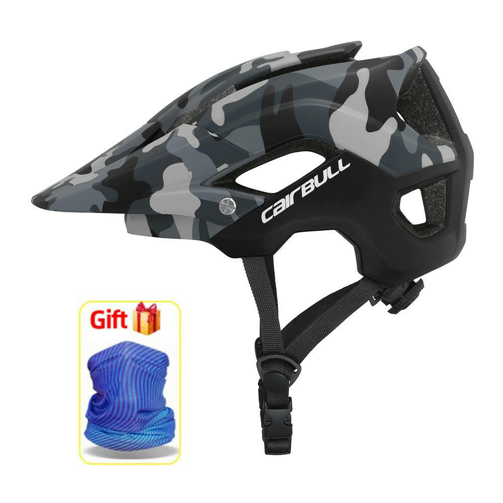 Cycling Helmet for Man Women In-Mold MTB Sport All Mountain Bike Helmet with Brim Perfect Safety Bicycle Helmet Superior Venting-WAYBIKER