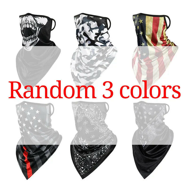 X-TIGER Ice Fabric Mask Full Face Sun Protection Men Women Scarf For Summer Running Fishing Cycling Equipments Sport Headband-WAYBIKER