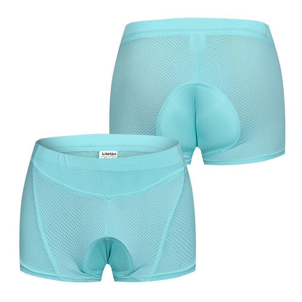 Women Cycling Underwear Gel 3D Padded Pants Bike Bicycle Rose