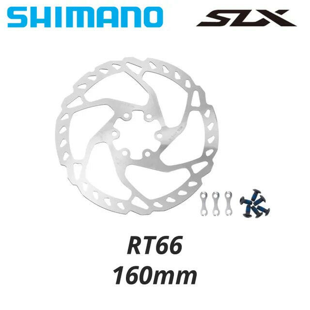 Shimano Deore XT SLX RT76/26/56/66/86 Bike Brake Disc 6 Bolt Ice Point Technology MTB Mountain Bicycle Disc 160MM 180MM 203MM-WAYBIKER