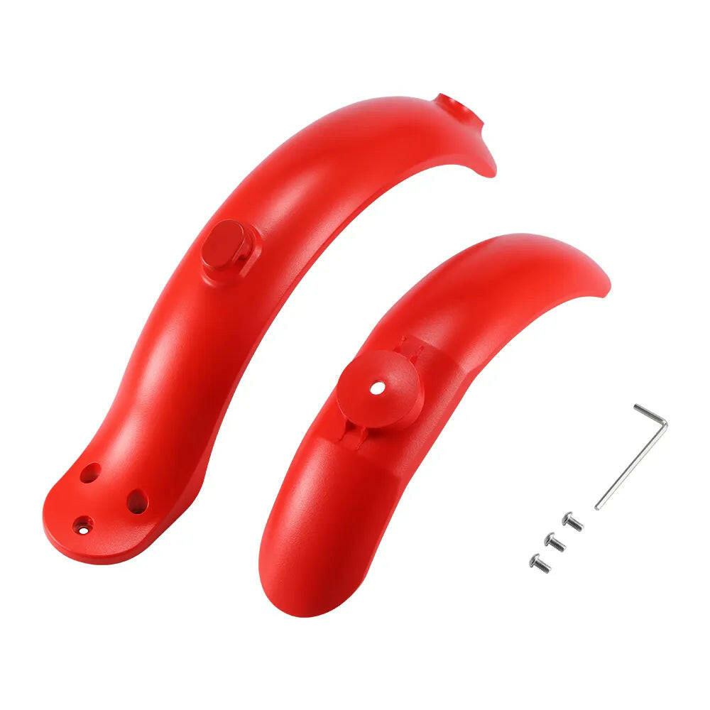 Red Fender for Xiaomi M365 1S Pro Electric Scooter Rear Front Mudguard Tyre Splash Mud Guard Fender-WAYBIKER