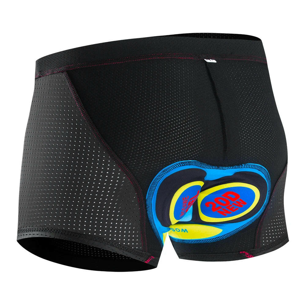WOSAWE Upgrade Cycling Shorts Men Cycling Underpant Pro Shockproof Padded Bicycle Underpant MTB Road Bike Underwear Man Shorts-WAYBIKER