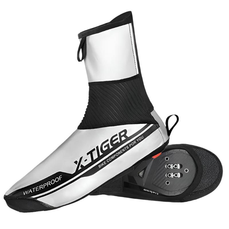 X-TIGER Cycling Shoe Cover Waterproof Reflective Anti-stain Bike Cycling Overshoes Covers Summer Mountain Bicycle Shoe Covers-WAYBIKER