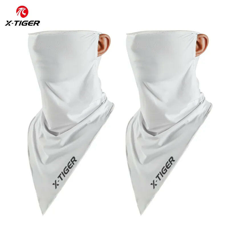 X-TIGER Face Mask Ice Fabric Sport Headband Summer Running Motorcycle Fishing Cycling Equipments Sun Protection Bicycle Bandana-WAYBIKER