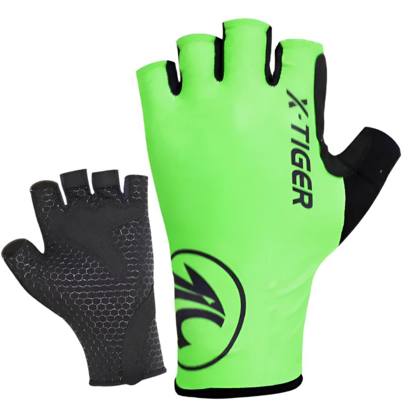 X-Tiger Cycling Gloves Outdoor Protect MTB Bike Gloves Washable Breathable Polyester Spandex Half Finger Racing Bicycle Gloves-WAYBIKER