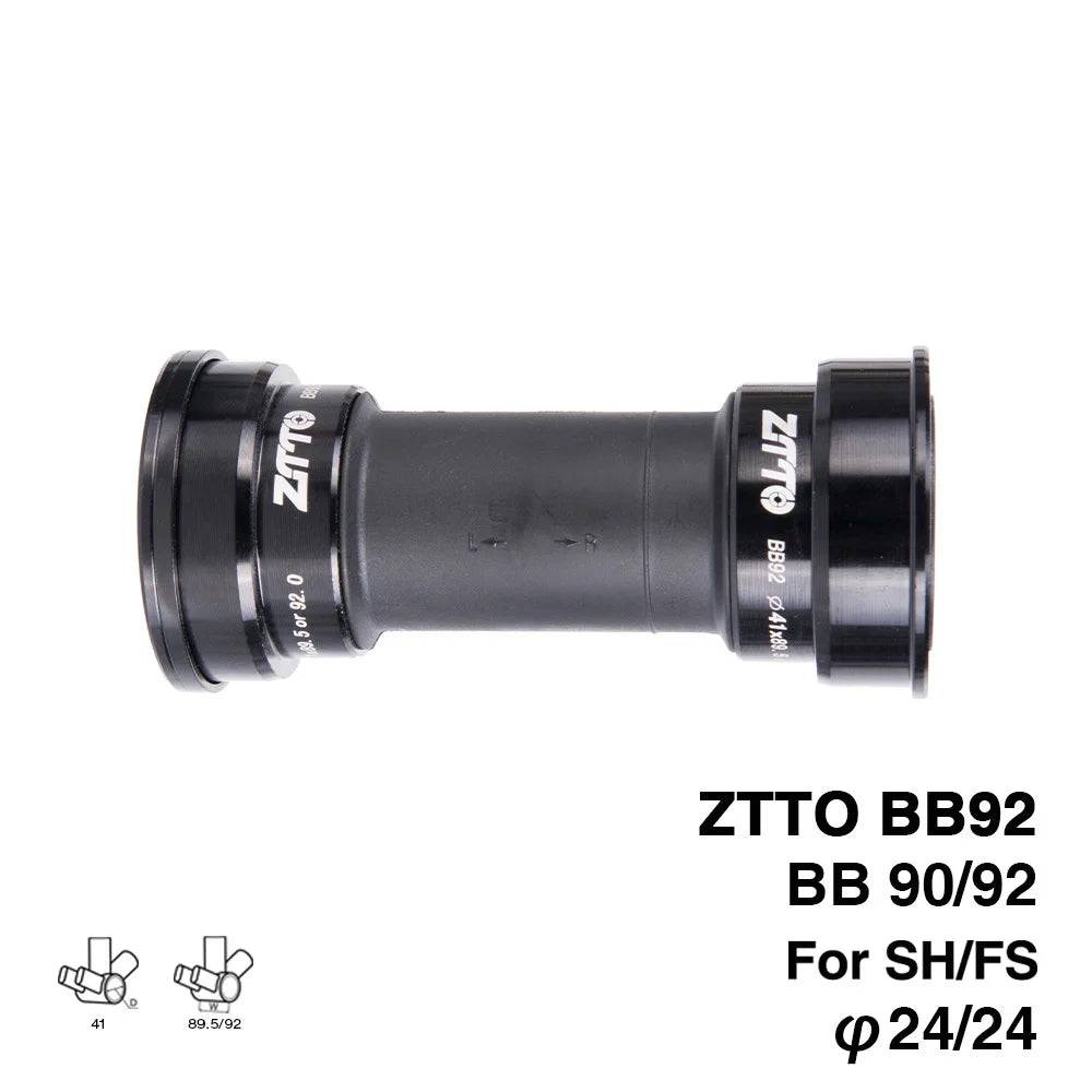 ZTTO BB92 MTB Press Fit Bottom Bracket 41mm Road Bike PF92 BB86 BB90 BB 24mm Crankset Chainset Crank Compatible BB72 SM BB71 41a-WAYBIKER
