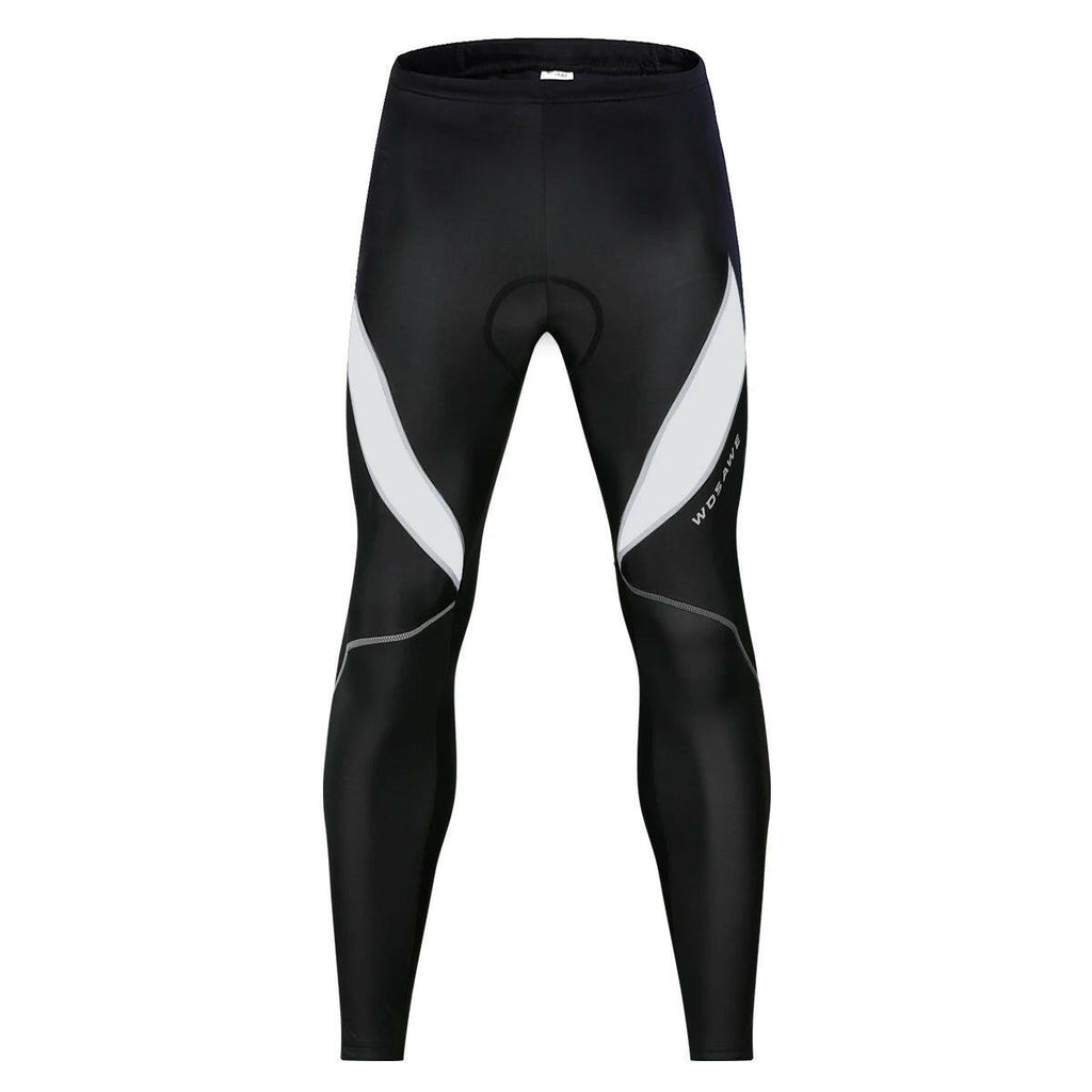 WOSAWE Men Cycling Trouser Tights Bicycle Bike 3D Gel Padded Reflective Legging MTB Bike Spring Autumn Cycling Pants-WAYBIKER