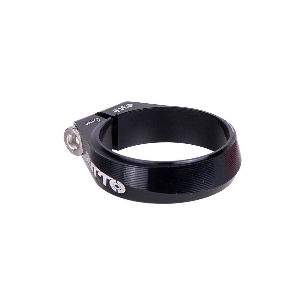 ZTTO CNC Seatpost Clamp 34.9mm High-strength Seat Post Tube Clip Thread lock Clamp 31.8MM Black Red For MTB Road Bike Bicycle-WAYBIKER