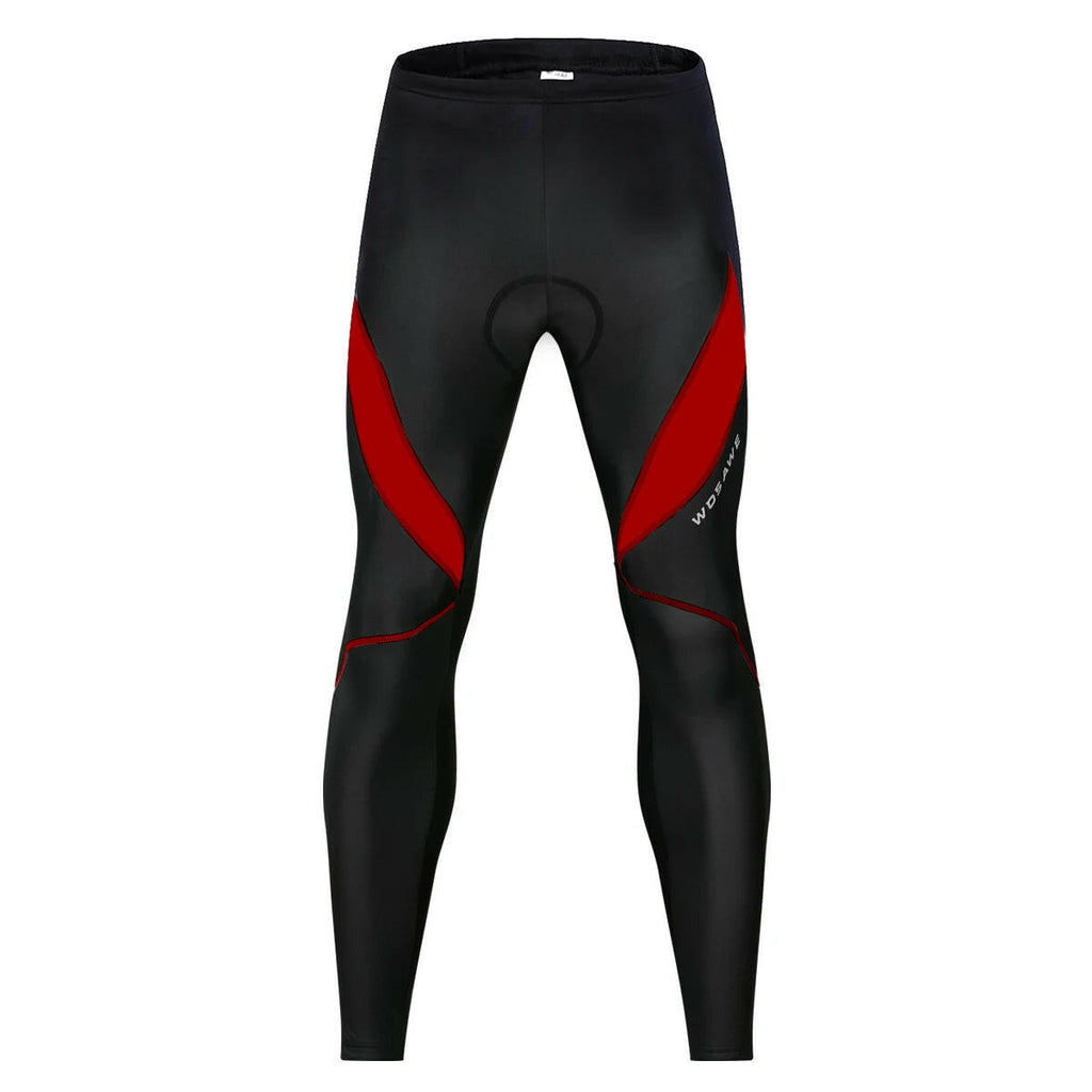 WOSAWE Men Cycling Trouser Tights Bicycle Bike 3D Gel Padded Reflective Legging MTB Bike Spring Autumn Cycling Pants-WAYBIKER