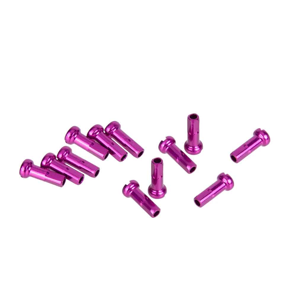 ZTTO Bicycle Nipples 14G 2.0 14mm 2.0mm High Strength Aluminum Alloy Spokes Black Red Blue Gold Green Purple Nipple-WAYBIKER