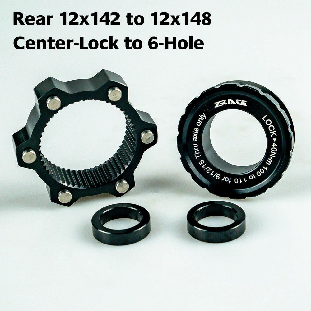 ZRACE Center Lock Hub Boost Adapter,Center-Lock for 6-Hole, 15x100 to 15x110, 12x142 to 12x148,-WAYBIKER