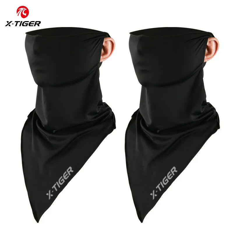 X-TIGER Face Mask Ice Fabric Sport Headband Summer Running Motorcycle Fishing Cycling Equipments Sun Protection Bicycle Bandana-WAYBIKER