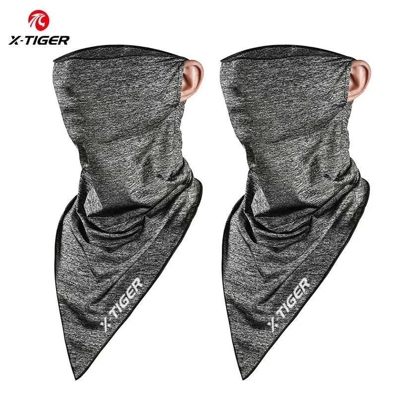 X-TIGER Face Mask Ice Fabric Sport Headband Summer Running Motorcycle Fishing Cycling Equipments Sun Protection Bicycle Bandana-WAYBIKER