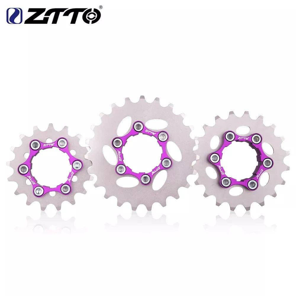 ZTTO MTB Single Speed Cassette One Speed Cog 1Speed Gear Fixed 16T 17T 18T 19T 20T 21T 22T 23T HG Freewheel K7 Bicycle Sprocket-WAYBIKER