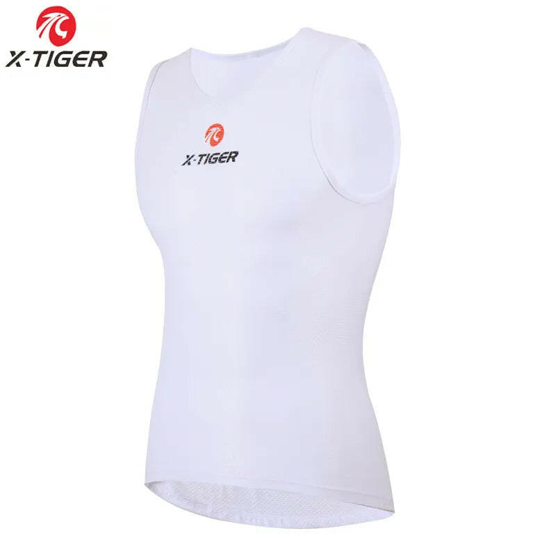 X-TIGER Cycling Underwear Sport Base Layers Cycling Jersey Cycling Vest Men Undershirt Cool Mesh Elastici Vest Road Bike Jersey