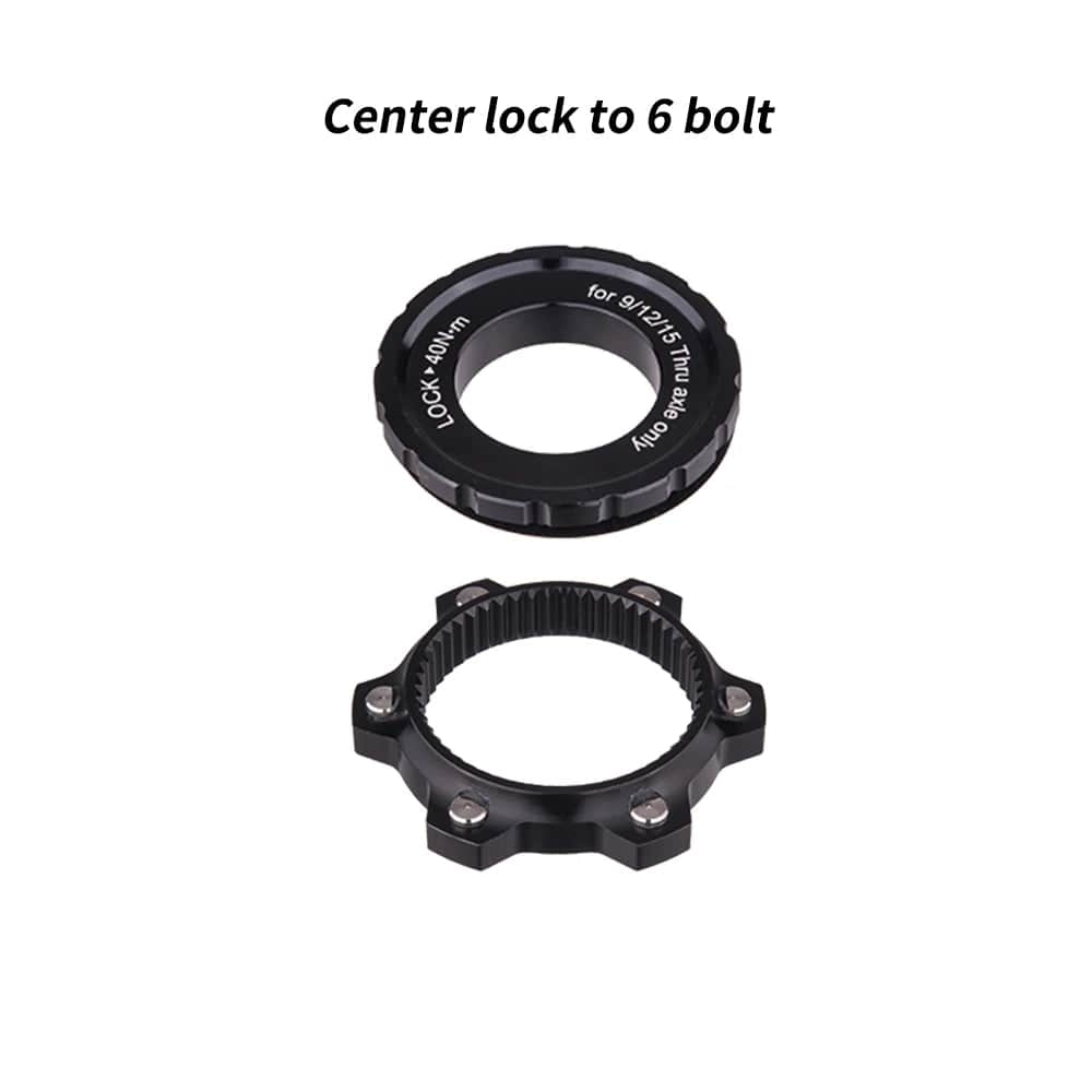 ZTTO Bicycle Hub Center Lock Adapter to 6 Bolt Disc Brake Boost Hub Spacer 15x100 to 15 x 110 Front Rear Washer 12x148 Thru Axle-WAYBIKER