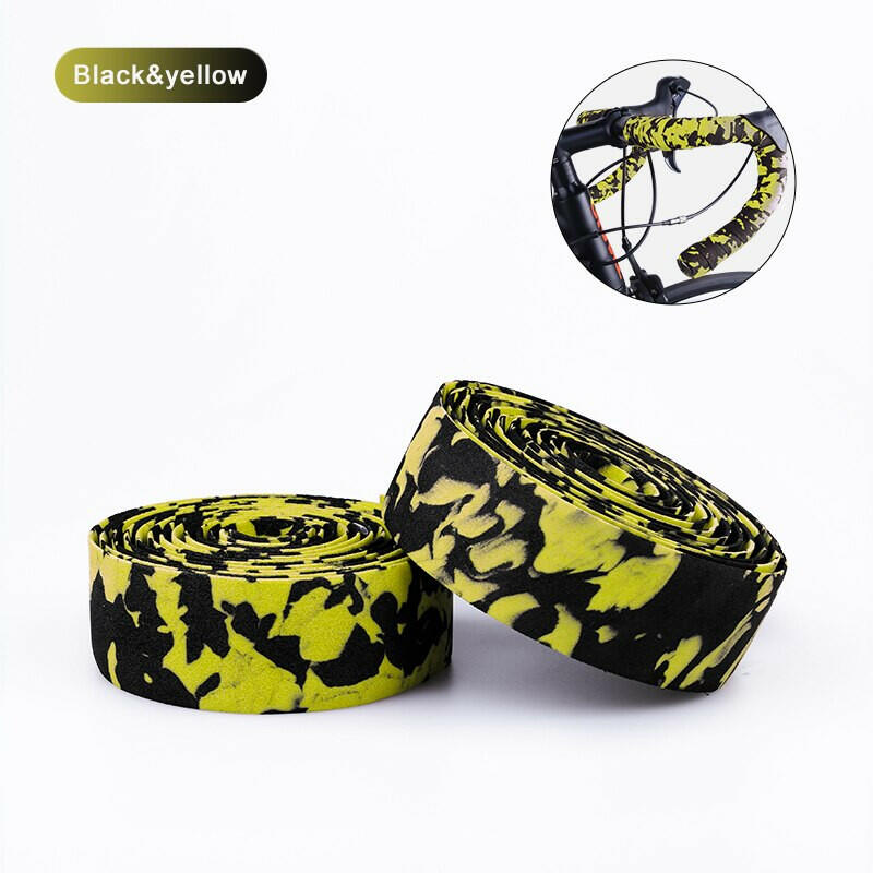 X-TIGER Bicycle Handlebar Tape Road Bike Handle Bar Tape  Bicycle Accessories Sport Handlebar Bandage Wrap Bent Handlebar Tape-WAYBIKER