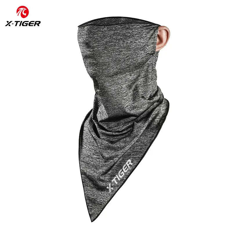 X-TIGER Face Mask Ice Fabric Sport Headband Summer Running Motorcycle Fishing Cycling Equipments Sun Protection Bicycle Bandana-WAYBIKER