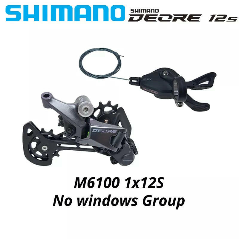 SHIMANO DEORE M6100 12s Groupset SL M6100 SHIFT LEVER RD M6100 SGS REAR DERAILLEUR 12 Speed 12V SHIFTER SWTICH Basic M7100 M8100-WAYBIKER