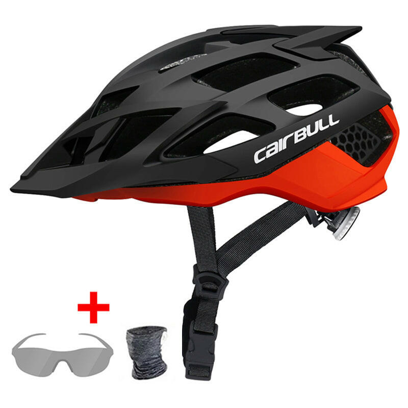 Helmet Cycling Integrally-Molded with Visor Bicycle Helmets for Men Ultralight Safety Mountain Bike Helmet Cairbull Casco Bicicl-WAYBIKER