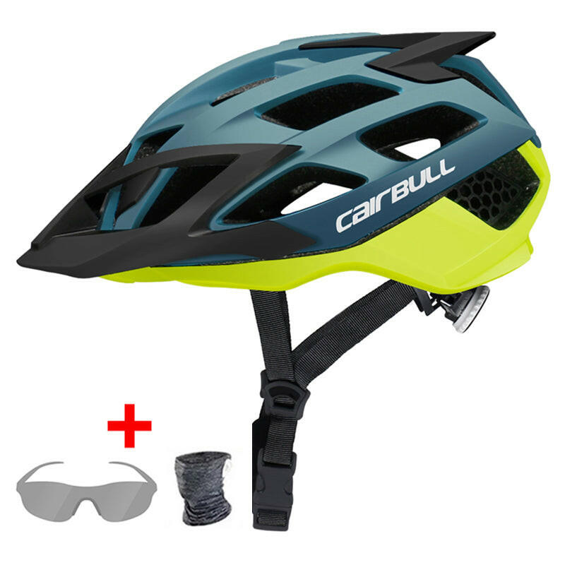Helmet Cycling Integrally-Molded with Visor Bicycle Helmets for Men Ultralight Safety Mountain Bike Helmet Cairbull Casco Bicicl-WAYBIKER