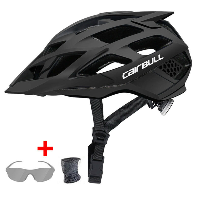 Helmet Cycling Integrally-Molded with Visor Bicycle Helmets for Men Ultralight Safety Mountain Bike Helmet Cairbull Casco Bicicl-WAYBIKER