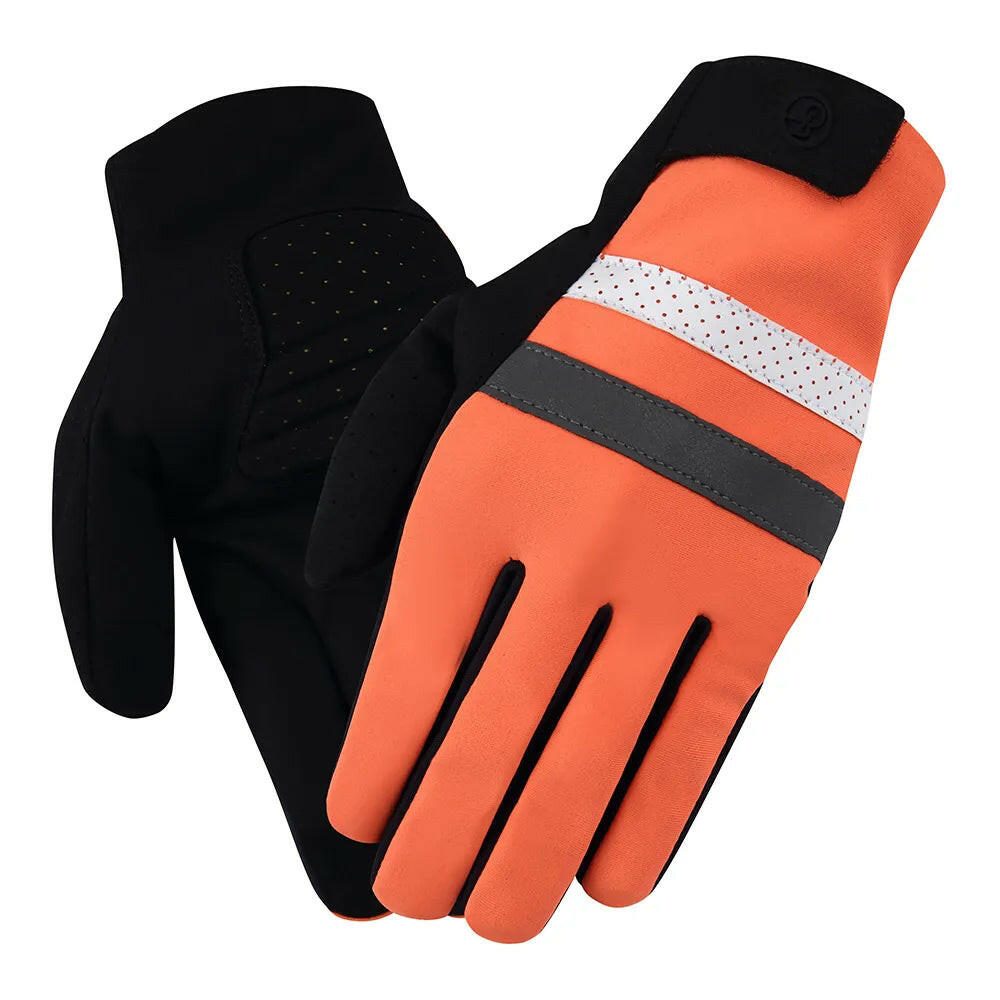 Ykywbike Winter Cycling Gloves Bicycle Gloves Windproof Waterproof Thermal Warm Fleece Mtb Gloves Long Distance Cycling Gloves-WAYBIKER