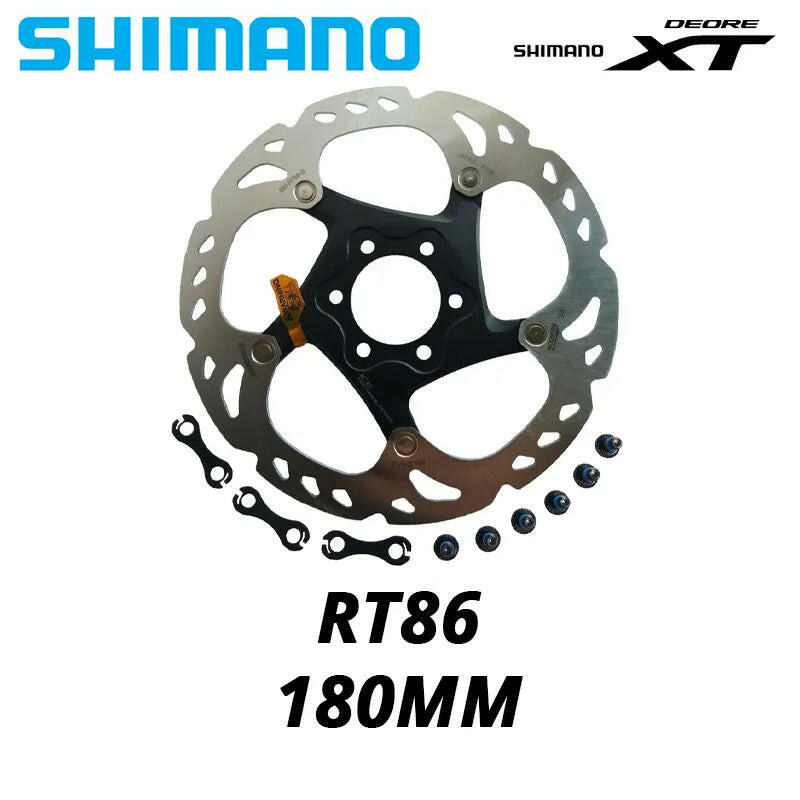 Shimano Deore XT SLX RT76/26/56/66/86 Bike Brake Disc 6 Bolt Ice Point Technology MTB Mountain Bicycle Disc 160MM 180MM 203MM-WAYBIKER