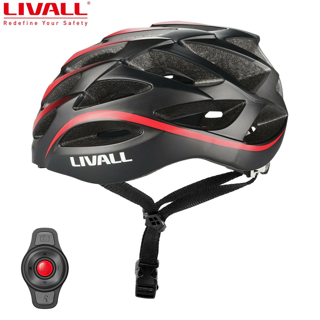LIVALL BH62 Bike Helmet Men Women with Auto Sensor LED Sides Built-in Bluetooth Mic Speakers MTB Helmet by LIVALL APP