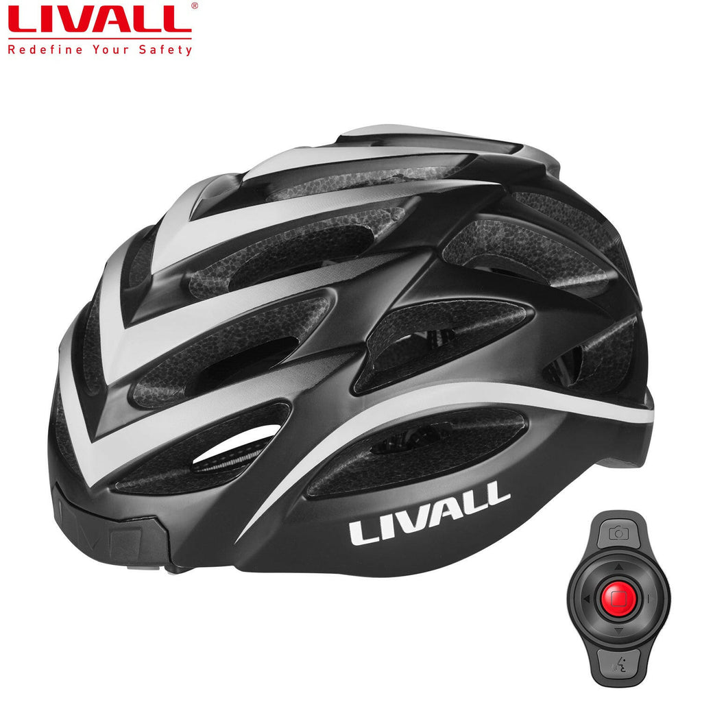 LIVALL BH62 Bike Helmet Men Women with Auto Sensor LED Sides Built-in Bluetooth Mic Speakers MTB Helmet by LIVALL APP