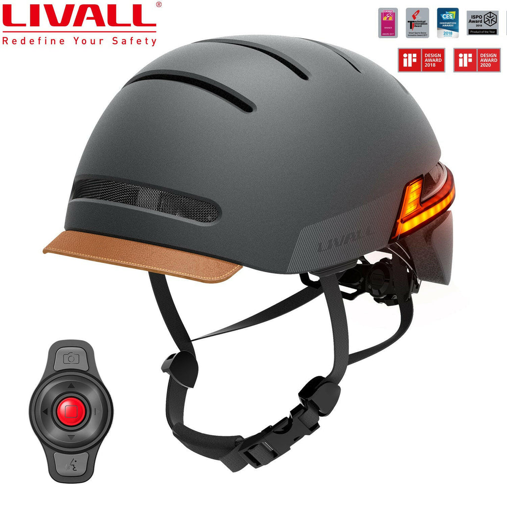 LIVALL NEW BH51M Smart Bike Helmet Bluetooth Bicycle Helmet with Auto Sensor LED Sides Built-in Mic Speakers SOS Alert