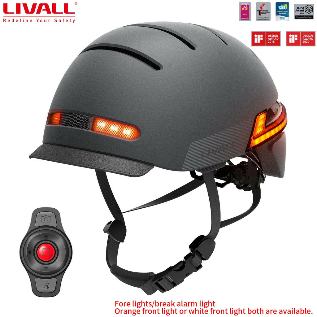 LIVALL NEW BH51M Smart Bike Helmet Bluetooth Bicycle Helmet with Auto Sensor LED Sides Built-in Mic Speakers SOS Alert-WAYBIKER
