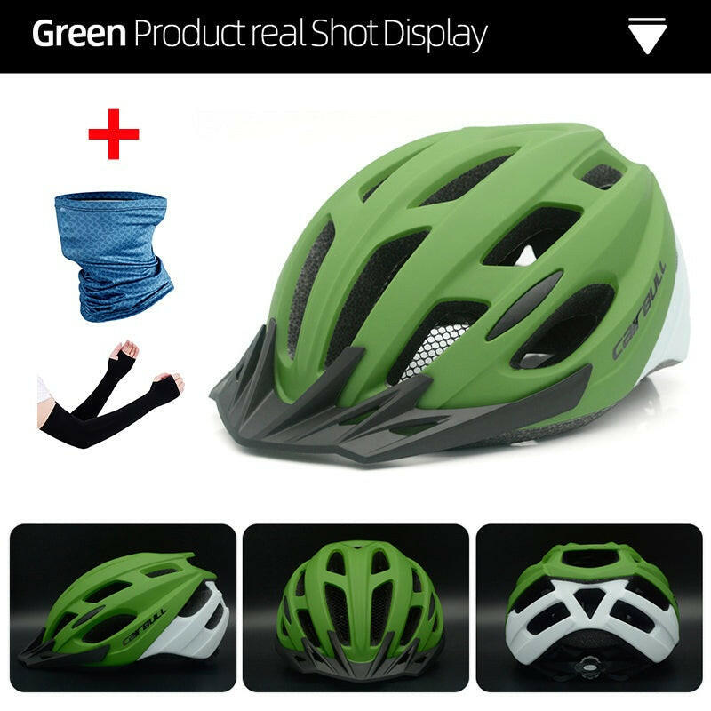 Mountain Bike Helmets Visor Helmet Removable for Men Women With Insect Net Integrally-Molded Cycling Mtb helmet-WAYBIKER
